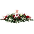 thumbnail image 1 of Northlight Candy Cane Snowman and Ornaments Christmas Swag - 37.5" - Unlit, 1 of 8