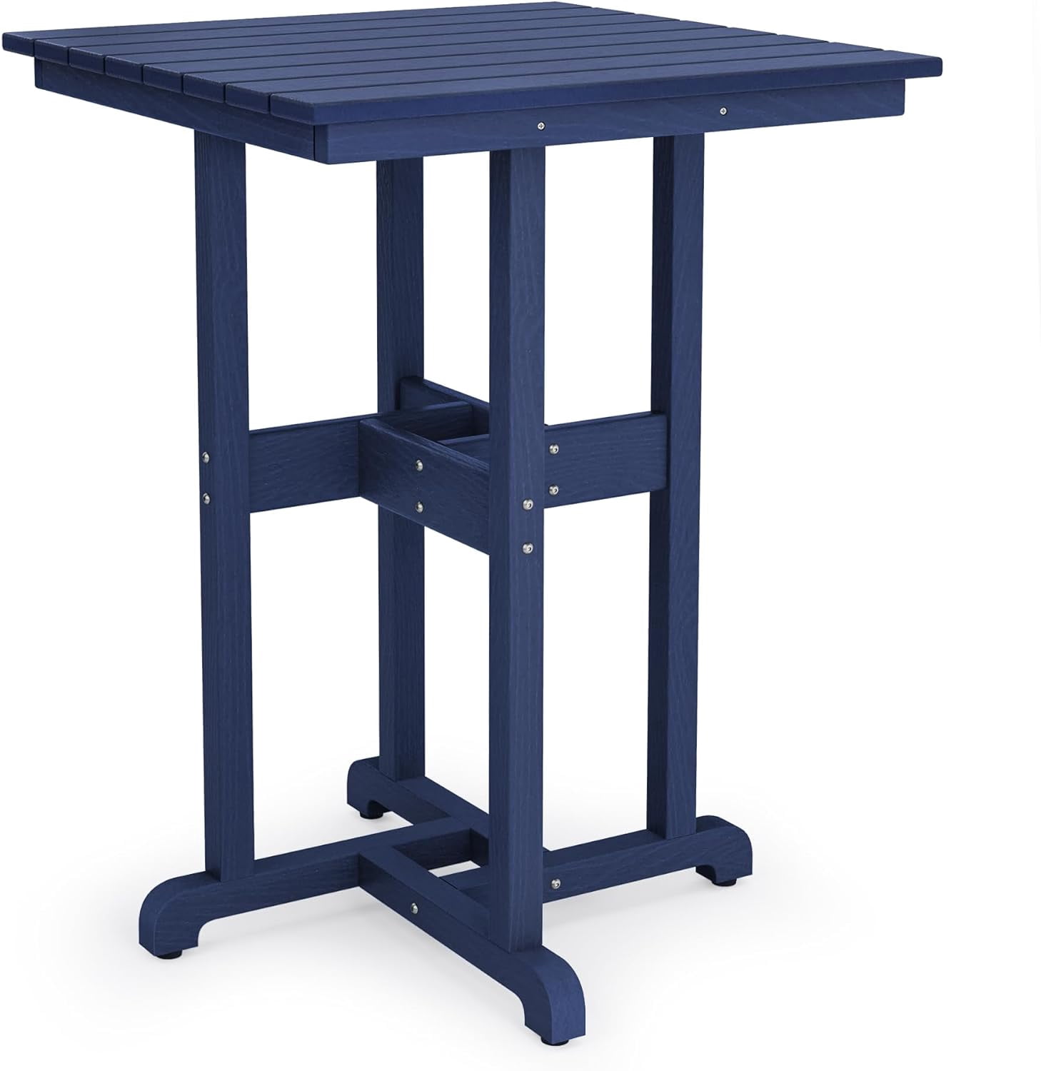 37.5" H Outdoor Bar Table，HDPE Bar Height Table with Weather Resistant ...