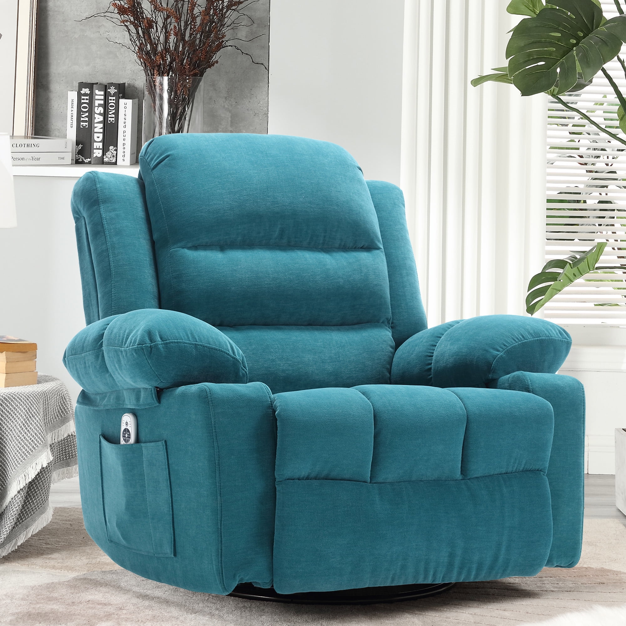 Lift Recliner for Short People: 3 Position Wood Armrest 21.2 Wide Seat