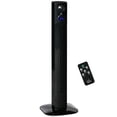 thumbnail image 1 of 37.75" Tower Fan for Bedroom Cooling with Aroma Diffuser, 70° Oscillating, 12 Hour Timer, LED Sensor Panel, and Remote Control, Black, 1 of 5