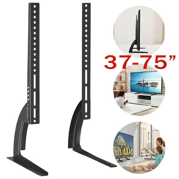 37"-75" Universal Table Top TV Stand Base LCD LED VESA Pedestal Mount Bracket US