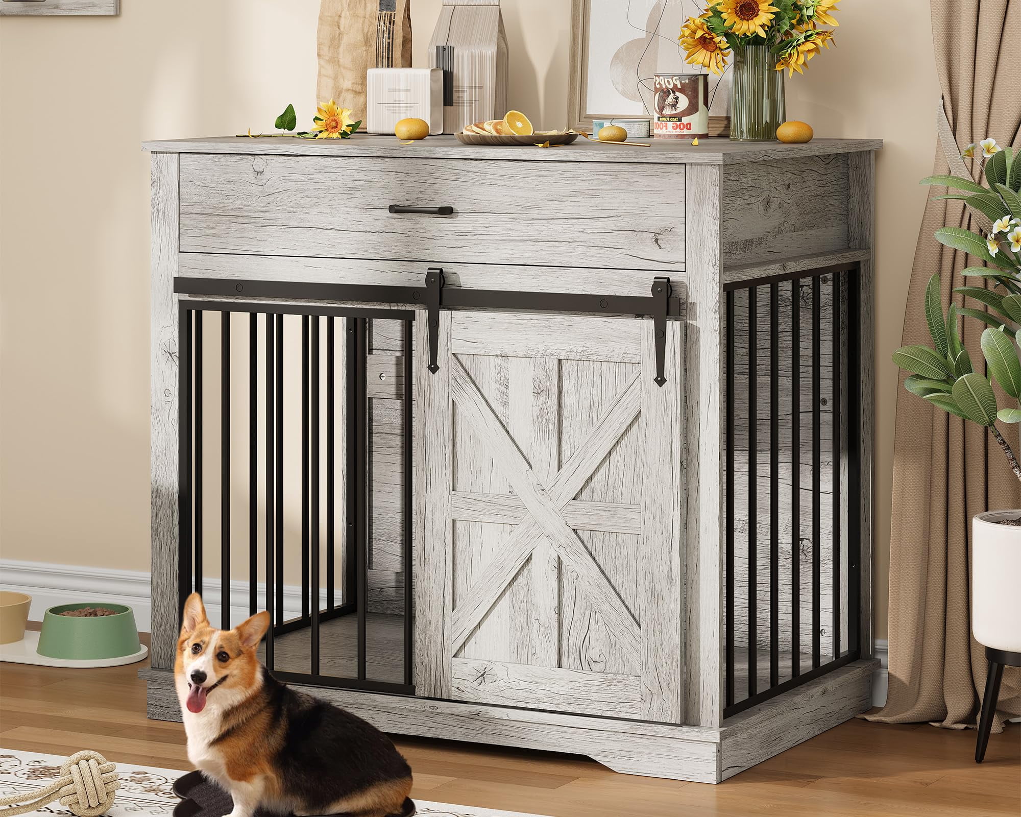 Compact Dog Crate With Door photo
