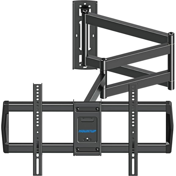 37.9" Long Arm TV Wall Mount for Most 42-75 Inch TVs, Full Motion Corner Wall Mount TV Bracket with Extension & Tilt & Swivel Articulating Arm, Max VESA 600x400mm and Up to 99 lbs, MU0047-L