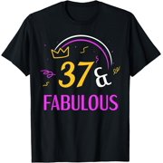 37 And Fabulous Years Age Old Party Thirty Seven T-Shirt