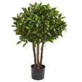 thumbnail image 1 of 37” Bay Leaf Topiary Artificial Tree, 1 of 1