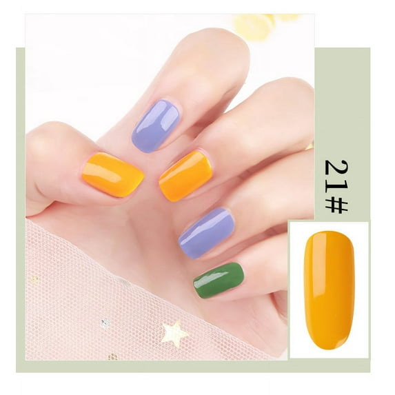 37 Colors Of Non Peelable Quick-drying Nail Polish Long Lasting Non Fading Waterproof And Non Baking