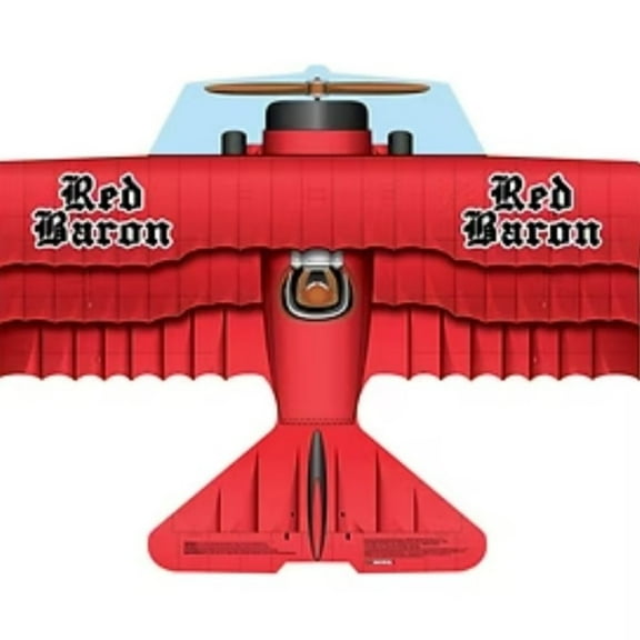 37" Flying Aces Poly Airplane Kite (Red Baron - Word)