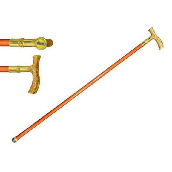 37 Gold Handle Walking Cane