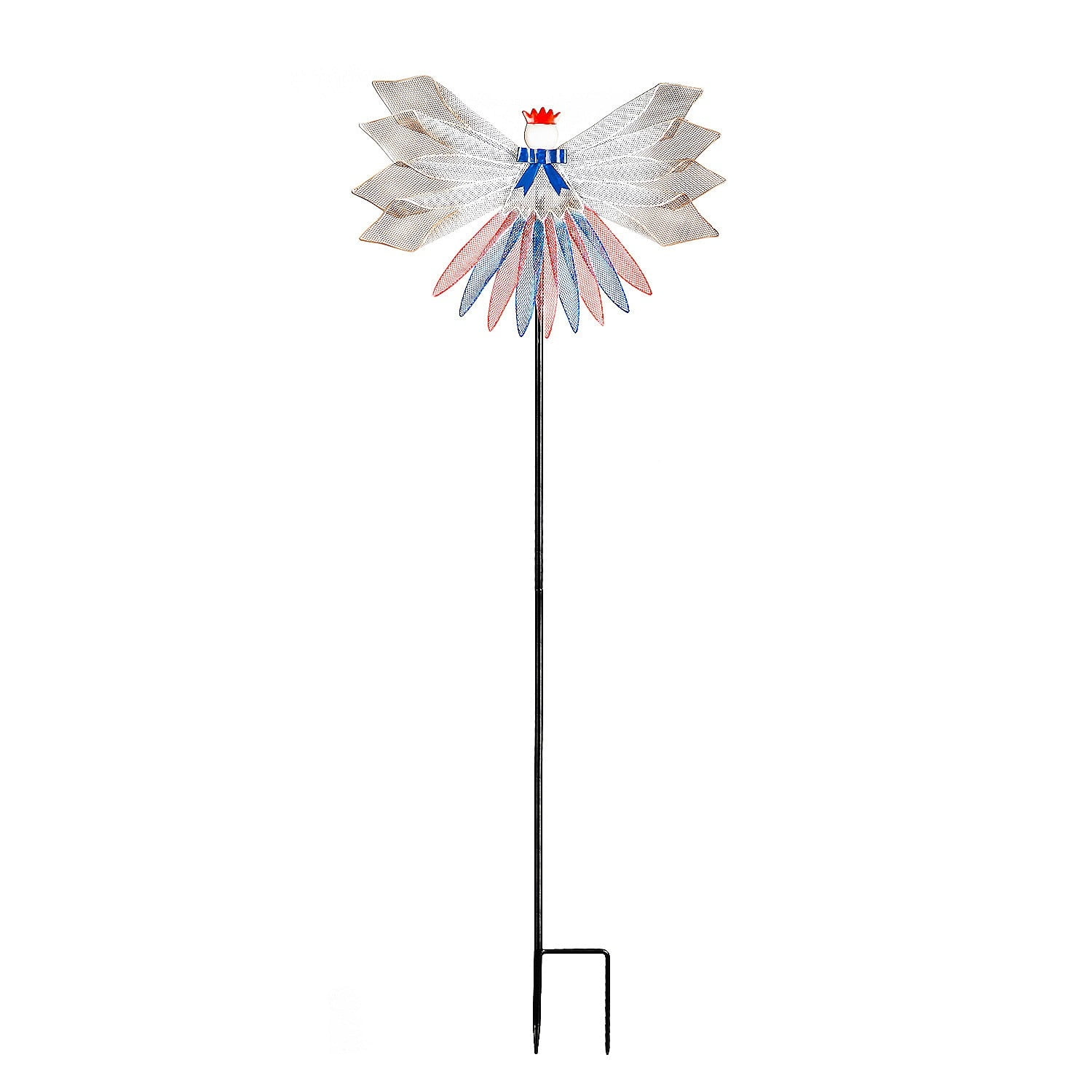 37" Patriotic Red, White, and Blue Metal Garden Stake