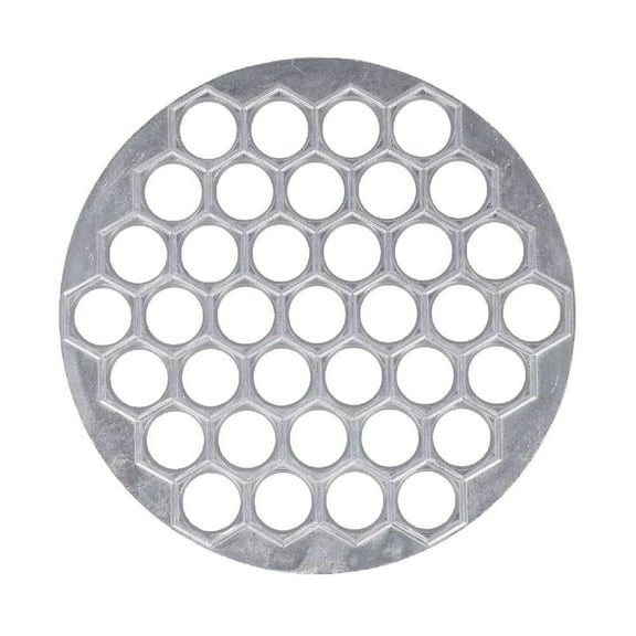 37-Hole Pelmeni & Dumpling Maker Mold - Non-Stick Aluminum Ravioli Press for Wontons, Samosas, Empanadas - Easy Fill & Seal Kitchen Tool
