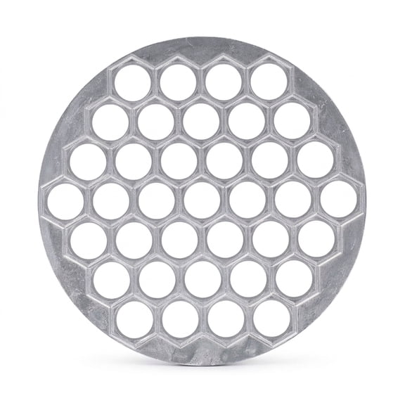 37-Hole Ravioli Maker Mold, Aluminum, for Cutting Uniform Dumplings, Pelmeni, and Filled Pasta