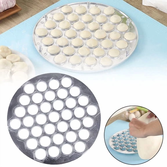 37 Holes Dumpling Mould Maker Ravioli Aluminum Mold Pelmeni Kitchen Diy Tool Tr