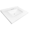 thumbnail image 1 of 37-inch Camilla Modern Vanity Top with Backsplash, White – Design House, 630236, 1 of 19