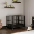thumbnail image 1 of 37 Inch Dog Crates,Folding Metal Crates Dog Kennels Outdoor and Indoor,Pet Dog Cage Crate with Wheels,Double Door,Removable Tray for Small,Medium and Large Dogs, 1 of 8