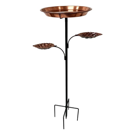 37 Inch Metal Bird Bath for Outside - Garden Birdbath with Removable Bowl Heavy-Duty Base, Weather Resistant Rust-Proof Freestanding Bird Feeder for Patio Yard Lawn Decor Easy Install