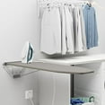 37 Inch WallMounted Ironing Board, Heavy Duty Ironing Board 180°Swivel Fold Away Ironing Board