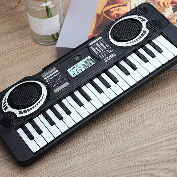 37-Key Electronic Piano Keyboard, Musical Instrument with Demo Songs & 2 Modes, Educational Learning Toy for Beginners, Ideal Gift for Home Play and Early Music Development