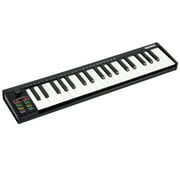 37-Key MIDI Keyboard Controller — Compact USB/DAW Integrated Keyboard with 8 Drum Pads, 8 Knobs & OLED Display. Ideal for Music Production.