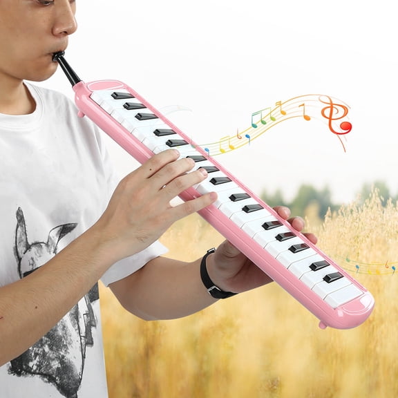 37,Key Portable Wind Instrument for Beginners, Melodica Keyboard with Blowpipe Case