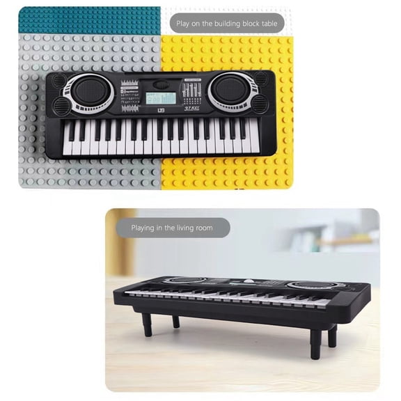 37 Keys Keyboard Piano, Multifunction Music Educational Instrument Toy with 2 Modes, Toddler Learning Piano, Birthday Christmas Gift 13.8x5.1 Inch 1 Pack
