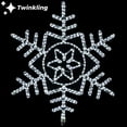 thumbnail image 1 of 37 LED Rope Light White Snowflake, 1 of 9