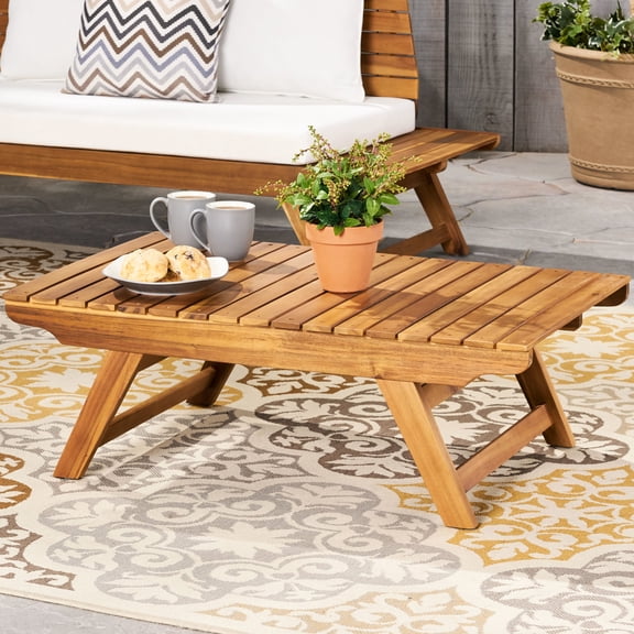 37" Length Coffee Table | Anchor Outdoor Conversation Area | Foster Social Gatherings