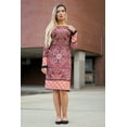 thumbnail image 1 of "37" Long Multi-color Printed Dress | Long Indian Tunic / Dress | Indian Kurti [FZ-005] | BUST SIZE= 48" / 3X / 22W", 1 of 4