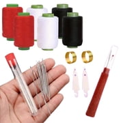 37 Pieces Sewing Tool Set, Travel Base, Sewing Kit, Needlework Tools, Hand , Sewing Tool Set Includes Threading Machine, Joinery, Needle And Thread