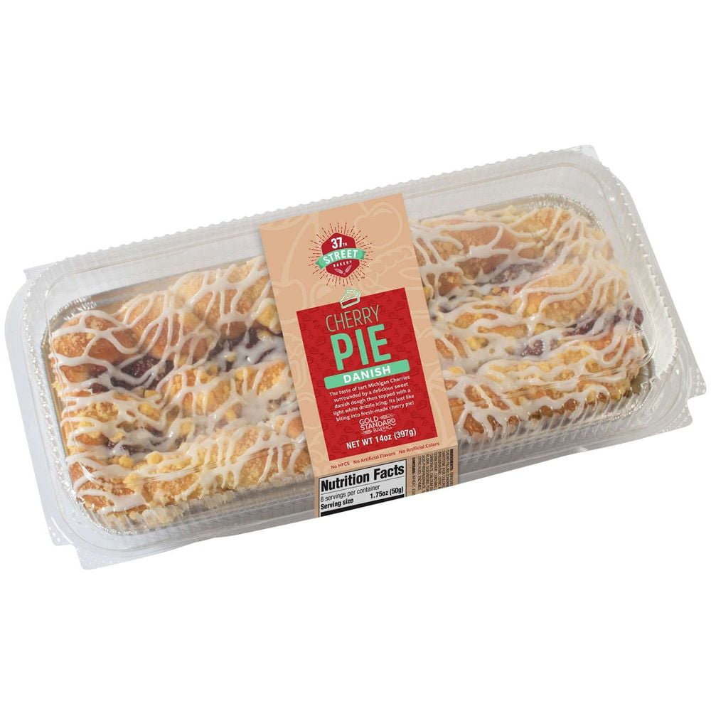 37 Th Street Bakery Cherry Pie Danish, 14 Ounce -- 12 per case.