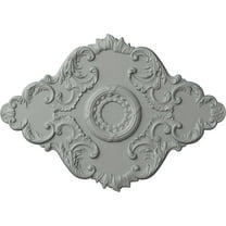 37"W x 26"H x 1 3/8"P Piedmont Ceiling Medallion