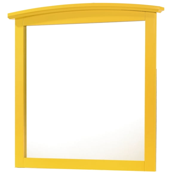37 in Deep Yellow Mirror - Can Be Used in Dining Room to Reflect Light