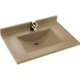 thumbnail image 1 of 37 in. Solid Surface Vanity Top in Barley Finish, 1 of 2