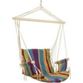 thumbnail image 1 of Northlight Striped Hammock Chair with Armrests -37" x 35.25 - Multi-Color, 1 of 9
