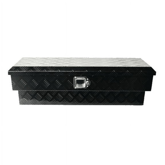 37"x12"x13" Aluminum Side Tool Box for Truck Pickup Trailer Storage Bed w/Lock