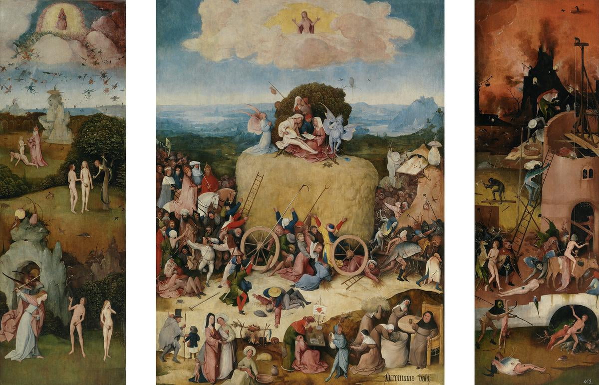 37"x24" Fine Art Quality Poster Art History News Hieronymus Bosch