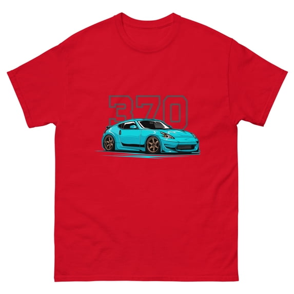 370 JDM Z import drift king classic tee t-shirt (Red, M)