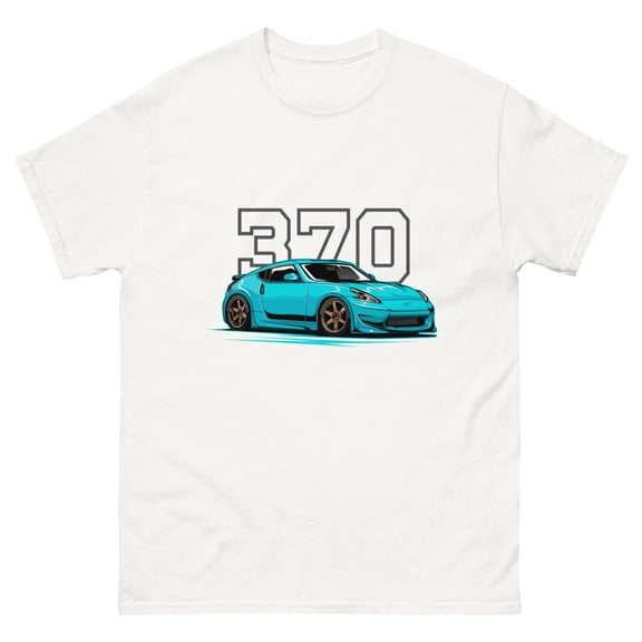 370 JDM Z import drift king classic tee t-shirt (White, M)