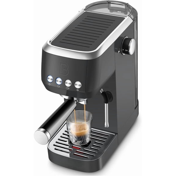 3700 Essential Espresso Machine 20 Bar, Professional Espresso Coffee Machine with Steam Milk Frother, Coffee Maker Cappuccino Latte Machine with 43.9oz Removable Water Tank, Black