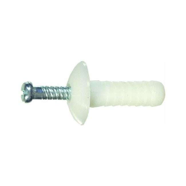 370549 0.75 x 1 in. Mushroom Head Nylon Nail-In Anchor
