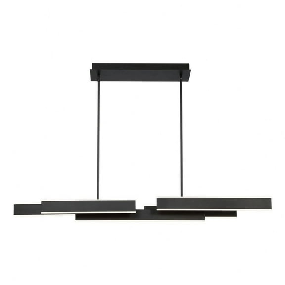 Linear Chandelier 1 Light-Matte Black Finish Eurofase Lighting 37065-010