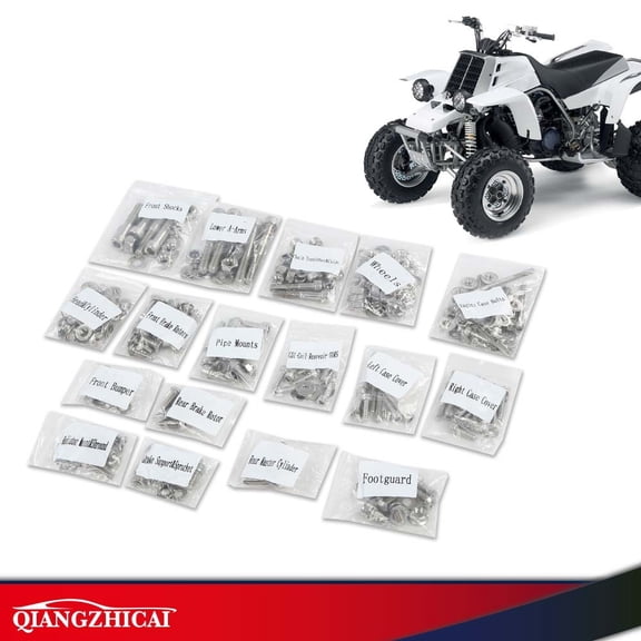 370Pcs Fit For Yamaha Banshee YFZ350 Stainless Steel ATV Bolt Screw Nut Kit USA