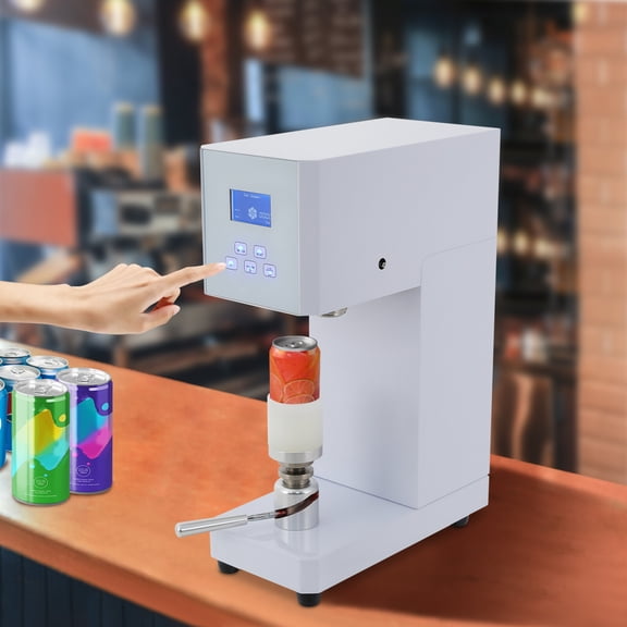 370W Automatic Can Sealing Machine High-Efficiency Electric Bottle Capper Semi-Automatic & Manual Modes for Versatile Use