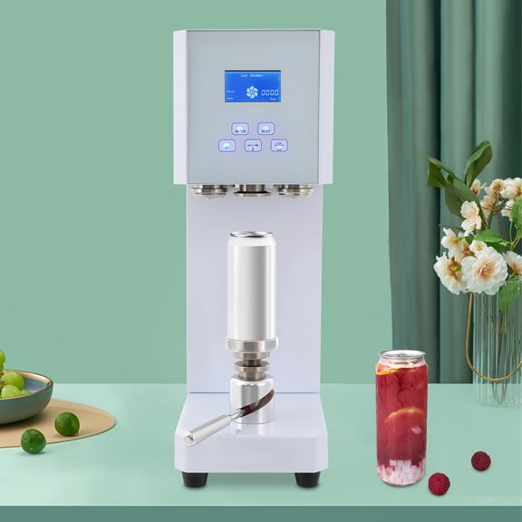 Tabletop Bottle Sealing Machine 26kg Steel Body 5.5cm Diameter 17cm Height LED Counter for Commercial Use