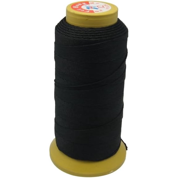 370m Polyester Sewing Thread for Sewing Crafting DIY Projects and Fabric Repairs for Crafters Home Sewers and Professionals Black 0.7mm