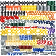 370pcs Pin-Axle-Connectors Universal-Joint-Bush-Bricks-Set, Compatible with Technic-Parts, for MOC Technic-Project-Bulk-BlocksRandom Color