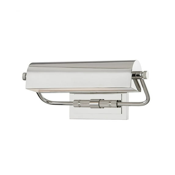 3714-PN-Hudson Valley Lighting-Bowery - One Light Picture Light in Transitional Style - 13.25 Inches Wide by 5.5 Inches High-Polished Nickel Finish