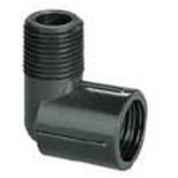 37163 0.50 in. MNPT x FNPT, 90 Degree, Swing Joint Elbow