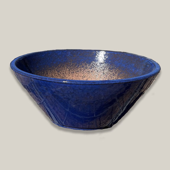 372L17FS - Falling Blue Low Wide Planter-FREE SHIPPING (20"x20"x8", FallingBlue)