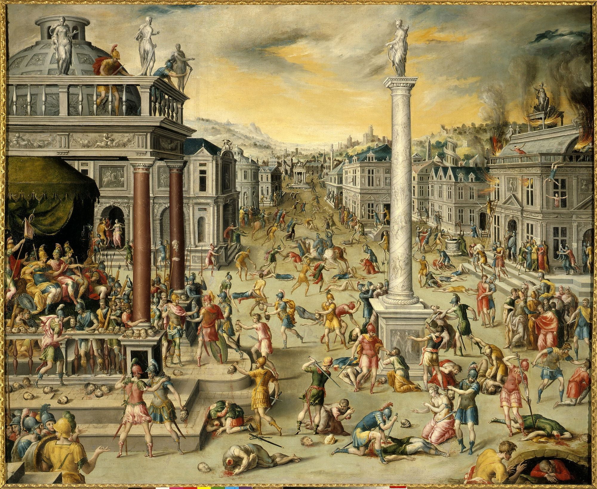 3734 Antoine Caron (1521-1599) French School Canvas Art - (24 x 18)