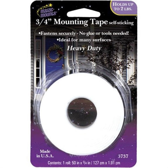 3737 Magic Mounts Mounting Tape Roll .75" X 50"